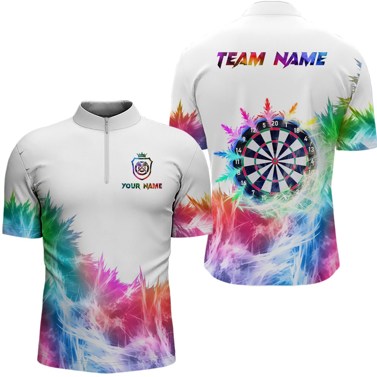 Bunte Icy Light Dart Polo - Shirts für individuelle Team - Dart - Jerseys | Weiß T3325 - Outfitsuche