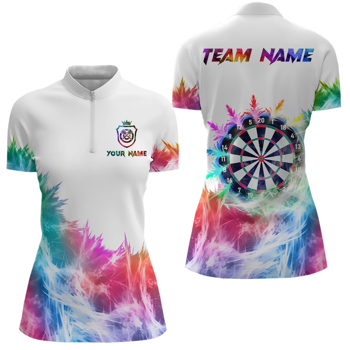 Bunte Icy Light Dart Polo - Shirts für individuelle Team - Dart - Jerseys | Weiß T3325 - Outfitsuche