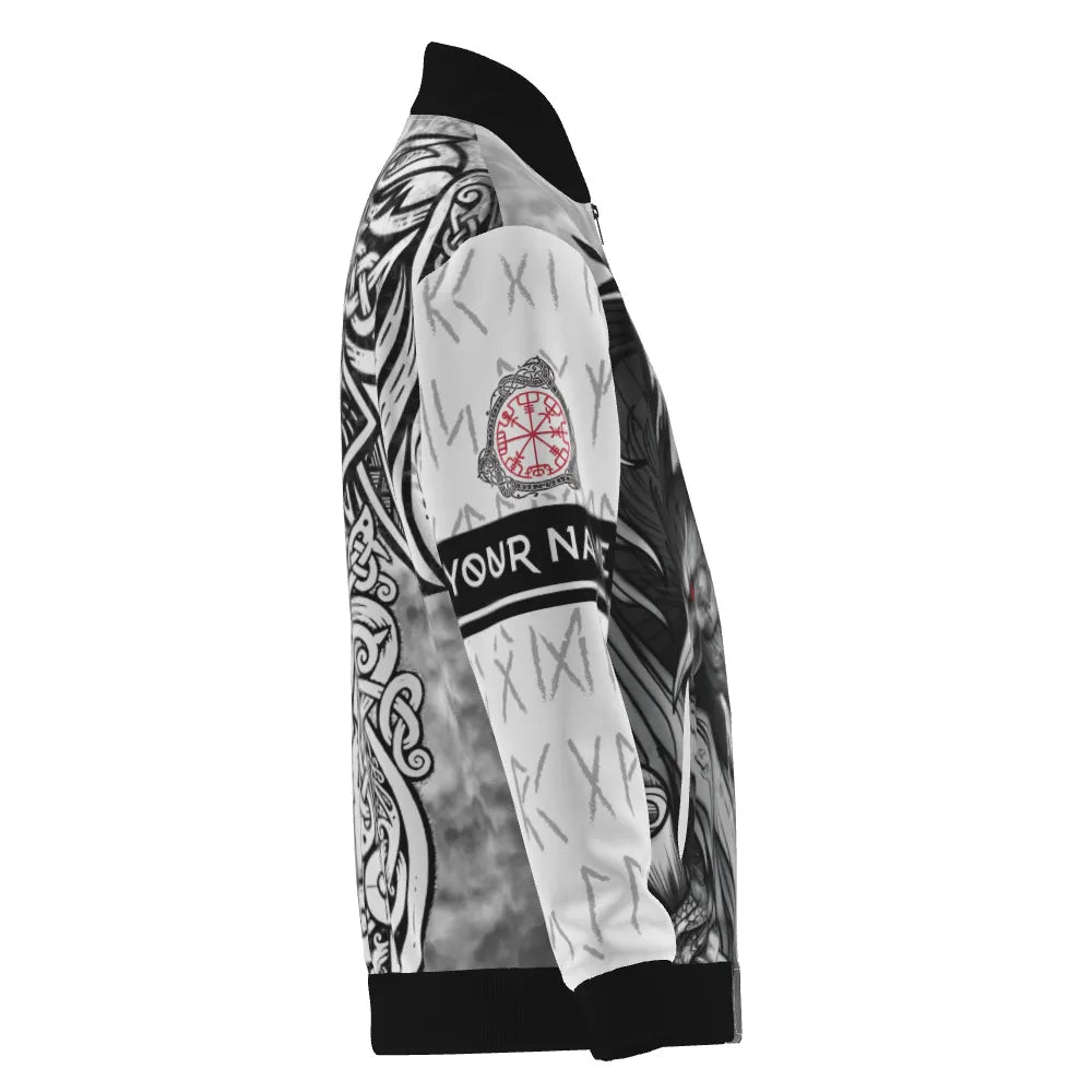 Dartspiel- Jacke mit Rabe und Drakkar, Dartjacke für Herren VK6112 - Outfitsuche