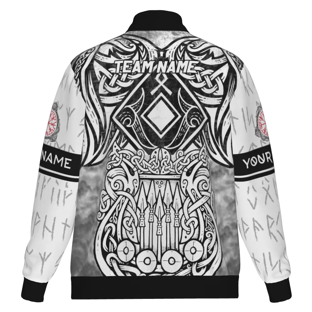 Dartspiel- Jacke mit Rabe und Drakkar, Dartjacke für Herren VK6112 - Outfitsuche