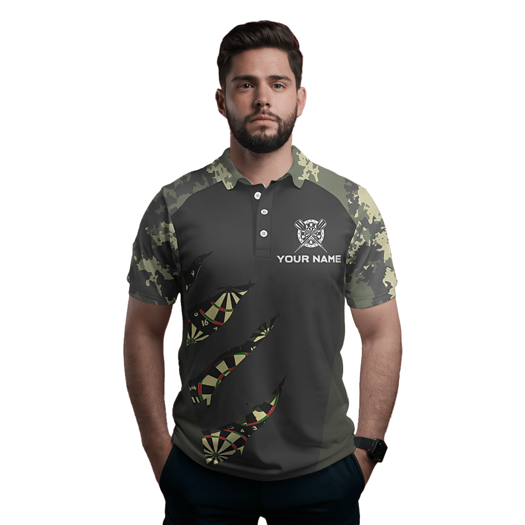 Grünes Darts Herren Polo Shirt C582 - Outfitsuche