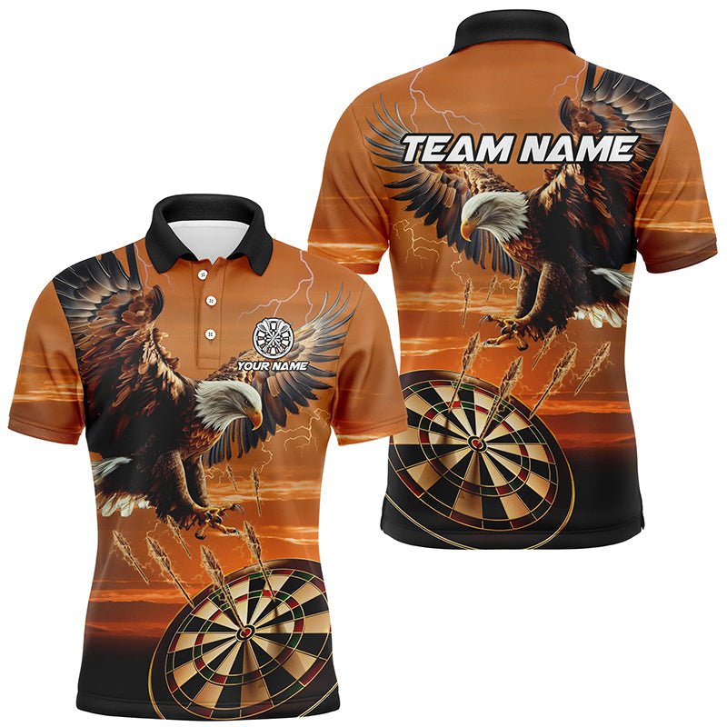 Personalisiertes Dartshirt Für Männer & Frauen – 3D Adler Design, Atmungsaktiv, Mit Namen