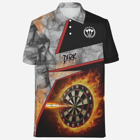Herren Flame Grau Rauch Polo Shirt Kh87335 - Outfitsuche