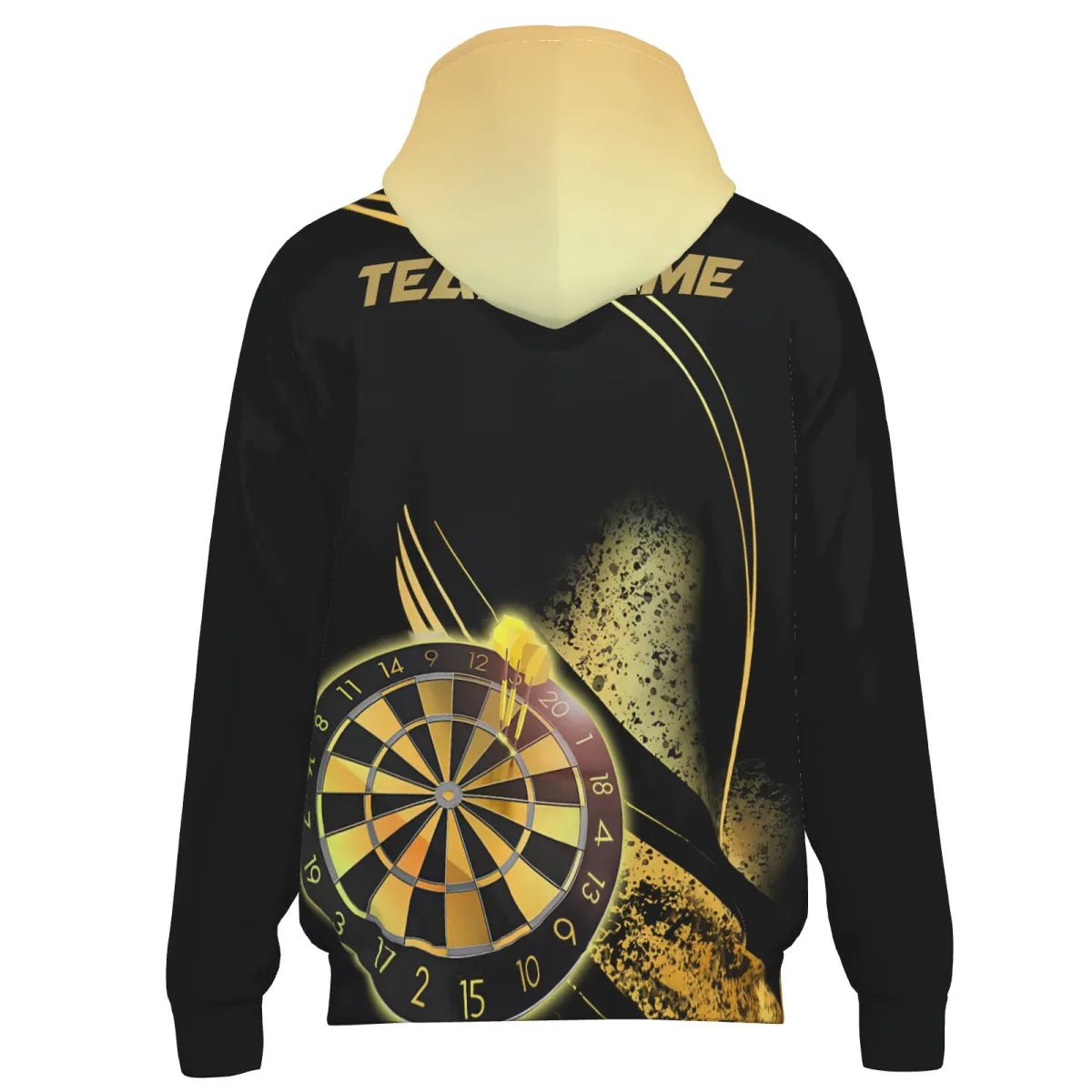Herren Personalisierte Goldene Dartboard Grunge, Team Jacke T2805 - Outfitsuche