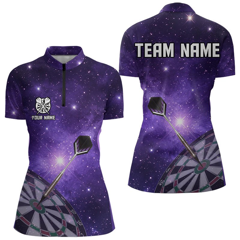 Lila Galaxie Raum Muster Darts Polo Shirt, Individuelles Team Darts Trikot N9448 - Outfitsuche