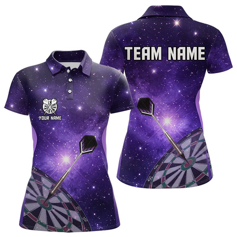 Lila Galaxie Raum Muster Darts Polo Shirt, Individuelles Team Darts Trikot N9448 - Outfitsuche