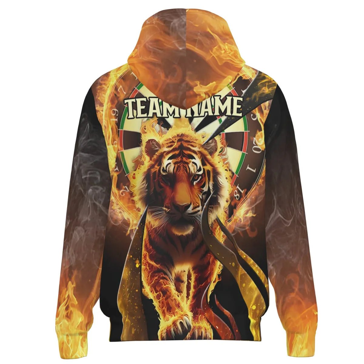 Maßgeschneiderte Feuerflammen - Tiger - Dart Kapuzenjacke für Herren T2561 - Outfitsuche