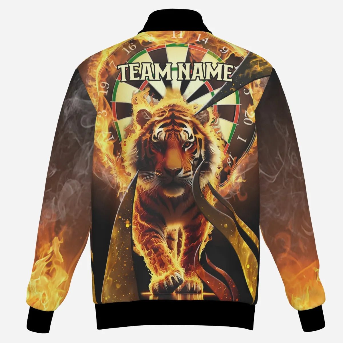 Maßgeschneiderte Feuerflammen - Tiger - Dart Kapuzenjacke für Herren T2561 - Outfitsuche