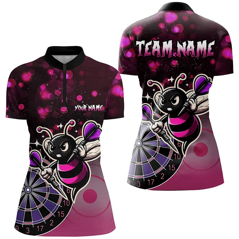 Personalisierte Rosa Bee Darts - Shirts für Damen, Herren - Lustige Darts - Bekleidung T2105 - Outfitsuche