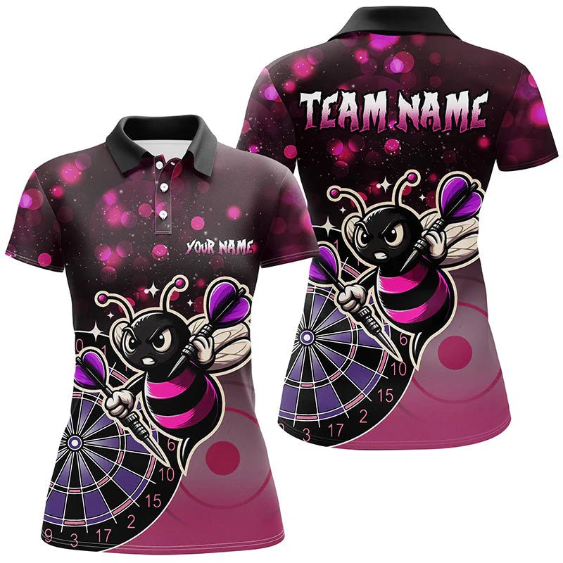 Personalisierte Rosa Bee Darts - Shirts für Damen, Herren - Lustige Darts - Bekleidung T2105 - Outfitsuche