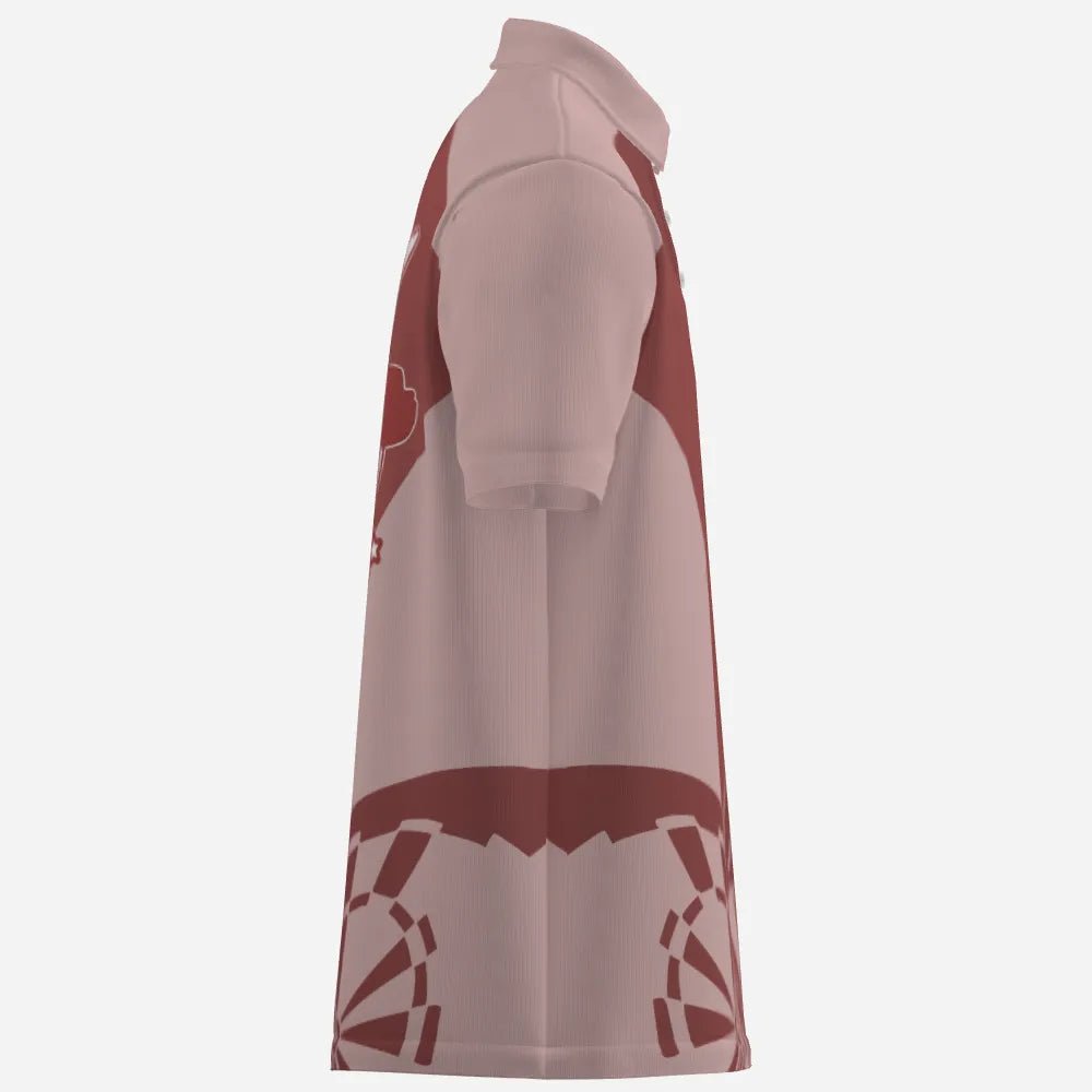 Personalisiertes rotes Herren Darts Polo Shirt, individuell anpassbare coole Dartshirts für Männer, Darts Trikot y6174z red - Outfitsuche