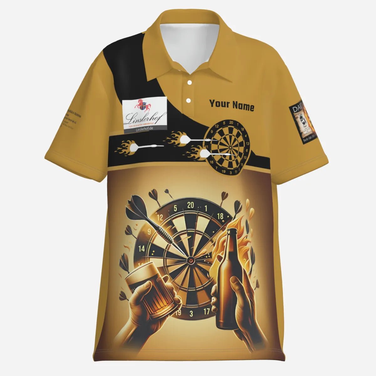 Polo Shirt Gelb Bier Thema Kh87234 - Outfitsuche