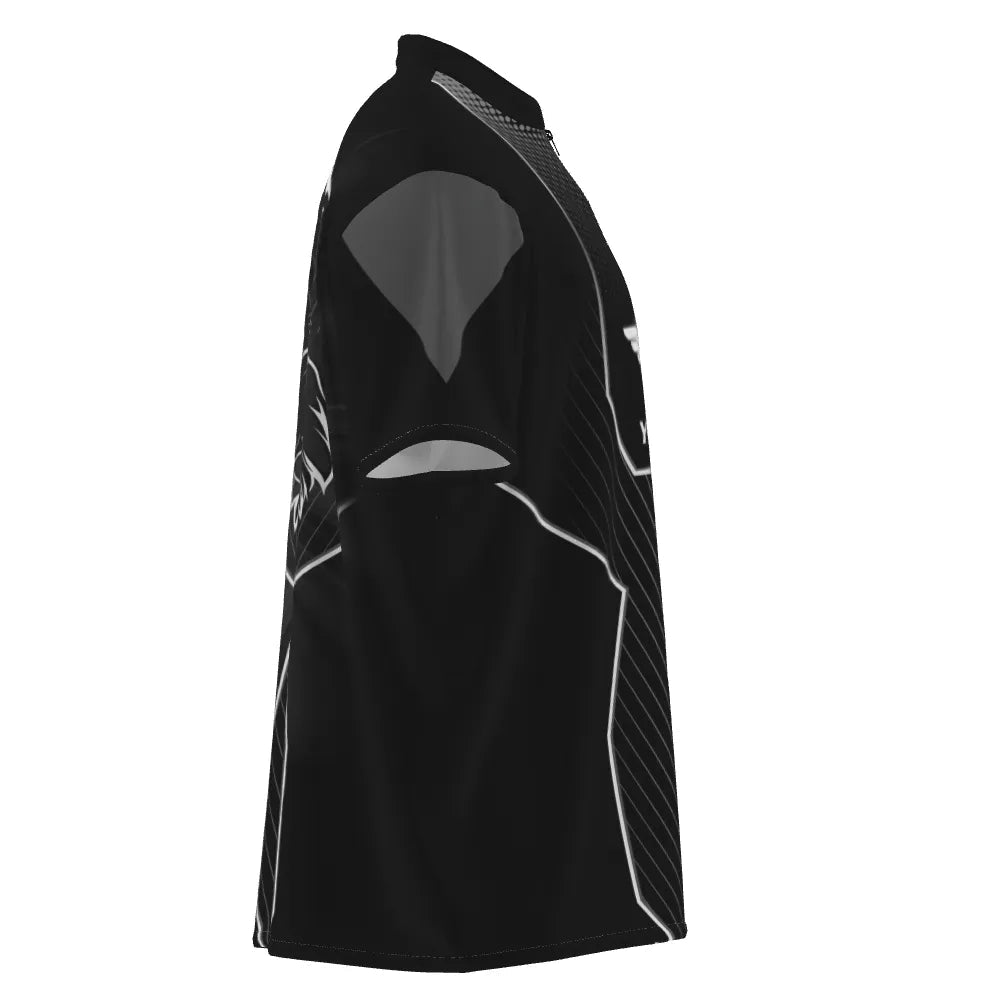 Schwarzes Herren Dart-Shirt mit individuellem Design, cooles Dart-Teamtrikot, Dart-Geschenk Z753 - Outfitsuche