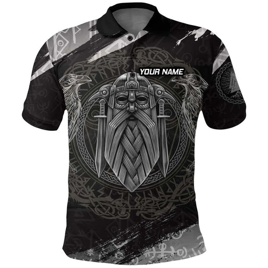 Individuell Dartshirt Wikinger Polo-Shirt - Odin, Gott von Asgard VK2508 - Outfitsuche