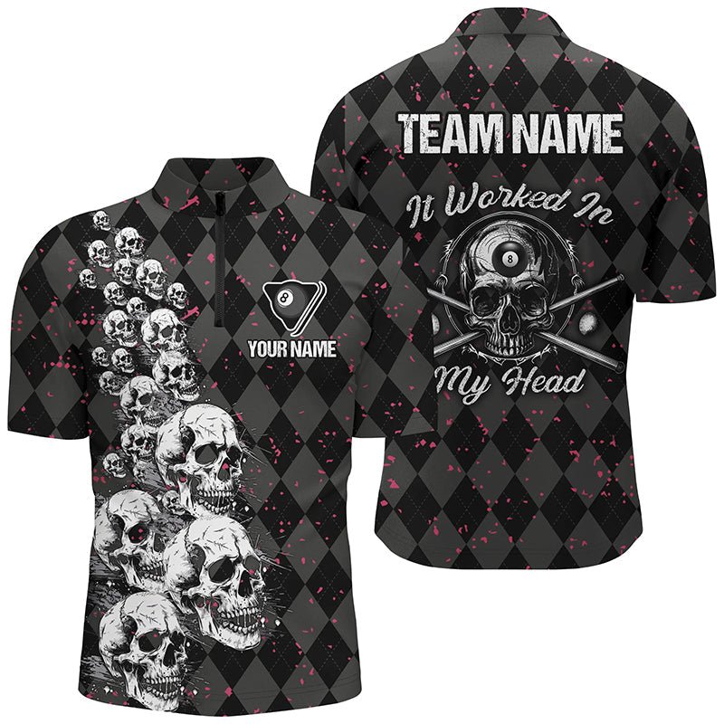 Argyle Billard Skull Hemd T1811 für Herren - Outfitsuche