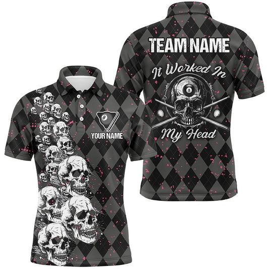 Argyle Billard Skull Hemd T1811 für Herren - Outfitsuche