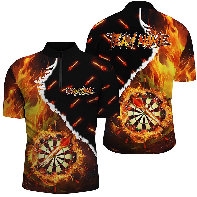 Benutzerdefiniertes Herren Feuerflamme Darts Board Trikot T1819 - Outfitsuche