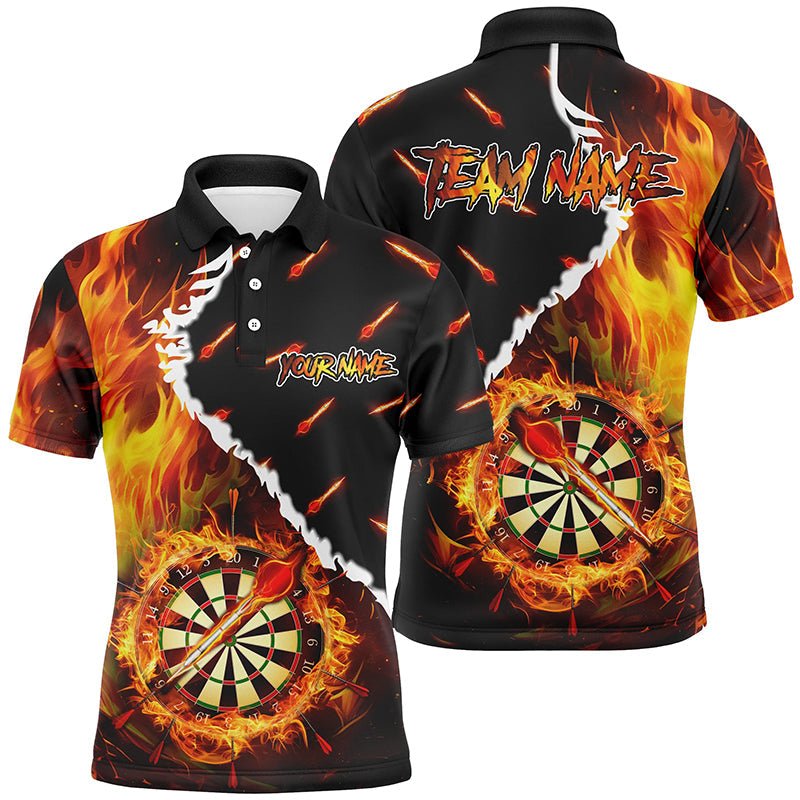 Benutzerdefiniertes Herren Feuerflamme Darts Board Trikot T1819 - Outfitsuche