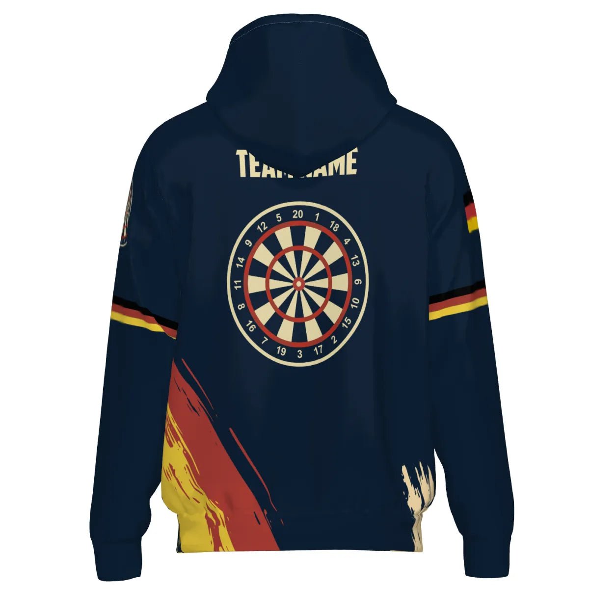 Blauer Dart Kapuzenpullover mit Deutscher Stolz Flagge G7299 - Outfitsuche