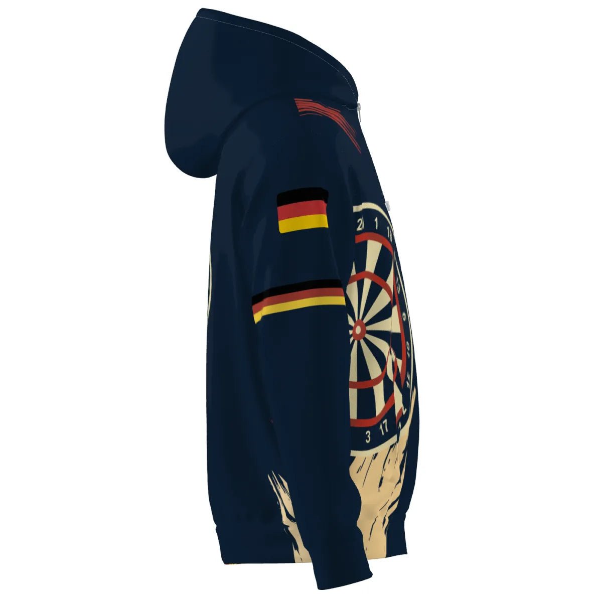 Blauer Dart Kapuzenpullover mit Deutscher Stolz Flagge G7299 - Outfitsuche