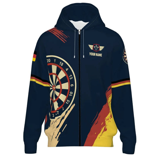 Blauer Dart Kapuzenpullover mit Deutscher Stolz Flagge G7299 - Outfitsuche