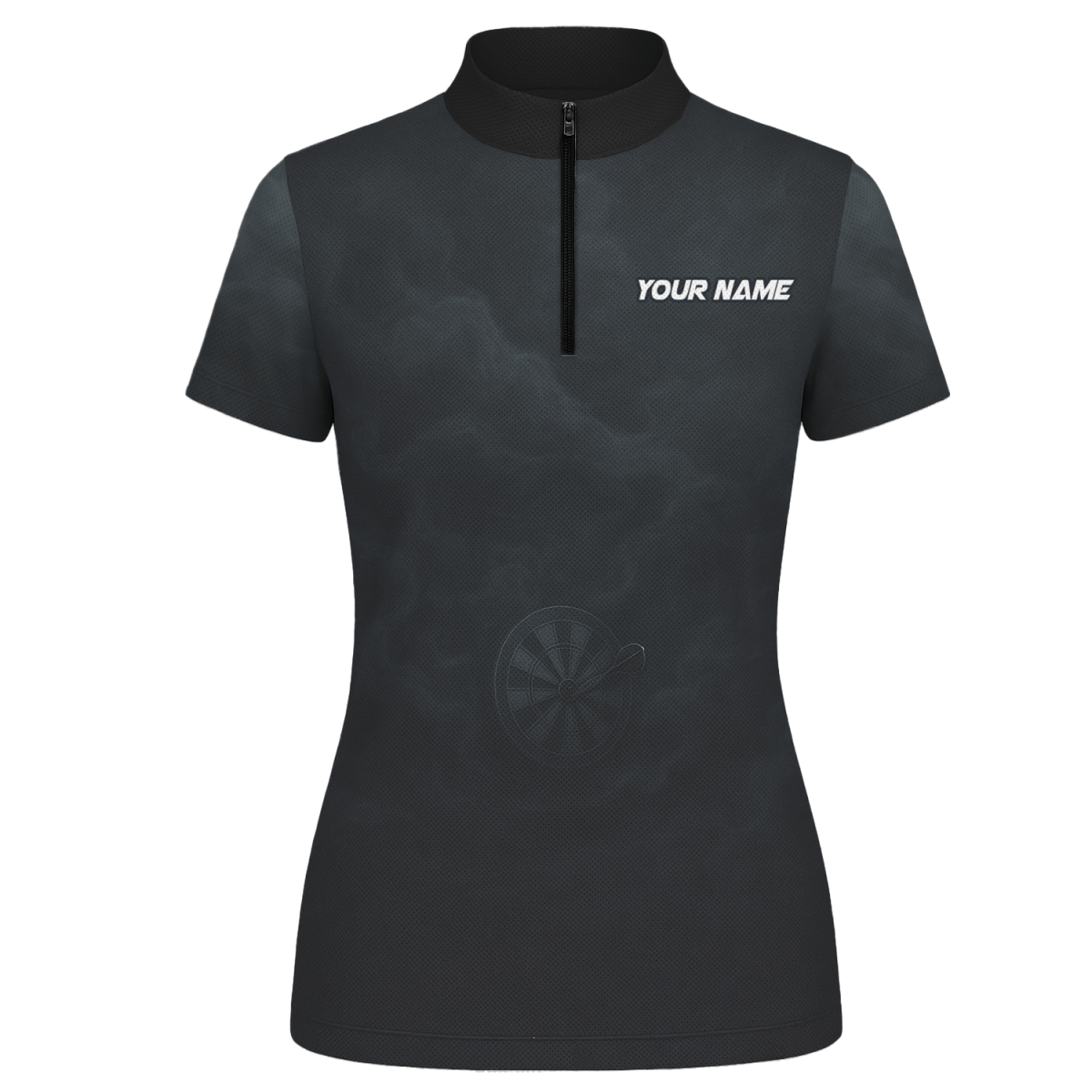 Damen Dart Poloshirt - Personalisiert mit Krake - Schwarz X7981 - Outfitsuche