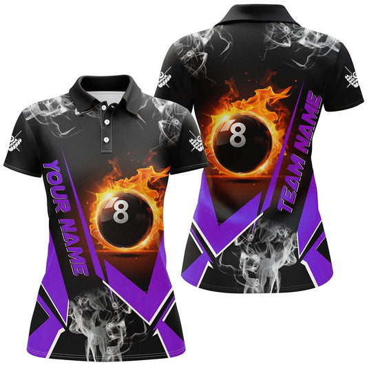 Damen Purple Flame 8 - Ball Pool Jersey T1847 - Outfitsuche