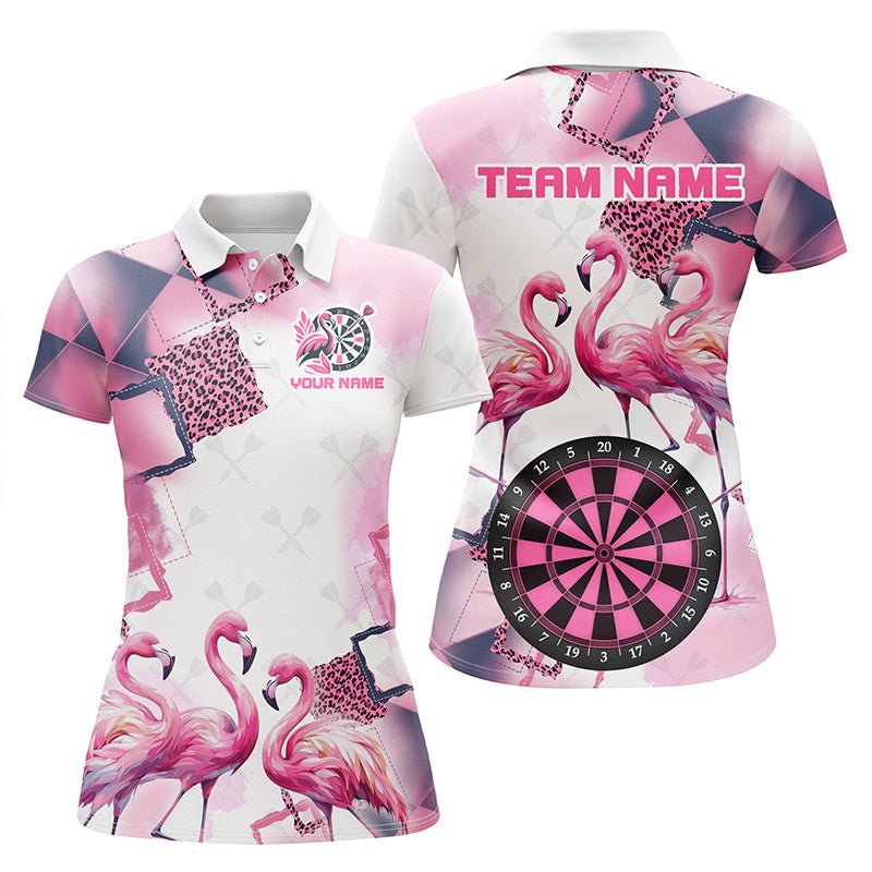 Damen T-Shirt mit pinkem Argyle - Flamingo - Motiv T2186 - Outfitsuche