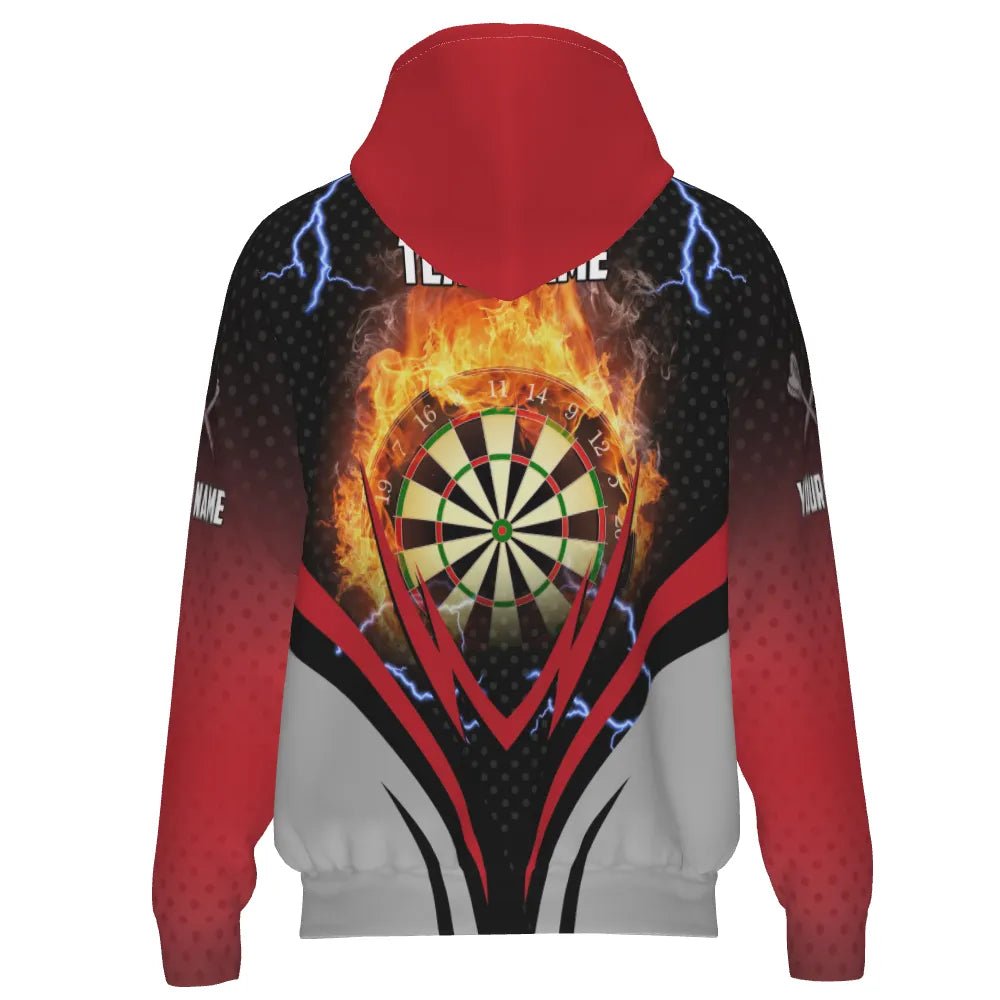 Dart Hoodie mit Blitz und Donner - Stylischer Zipper für Sport und Freizeit A590 - Outfitsuche