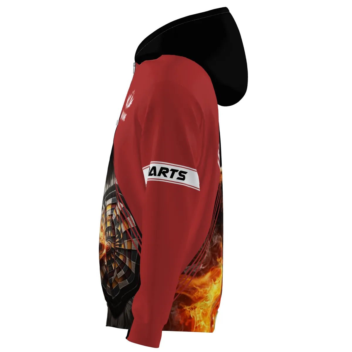 Dart Kapuzenpullover Rückseite - Rot mit Adlerdesign S2752 - Outfitsuche