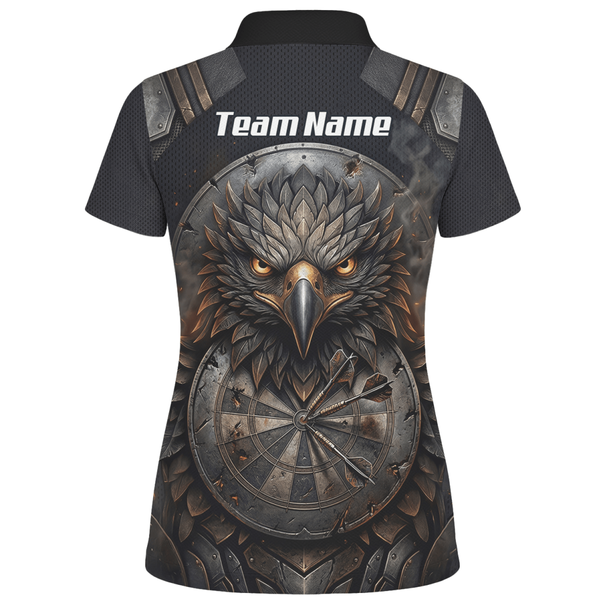 Dart Trikot Damen – Adler & Dartscheibe Motiv in Rüstungs - Optik G4208 - Outfitsuche