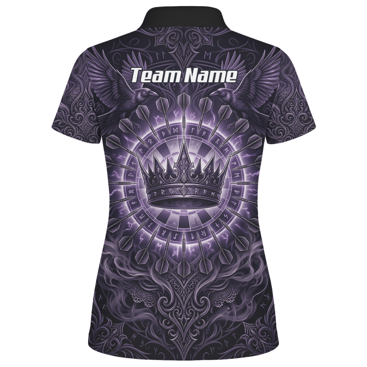 Dart Trikot Damen – Krone & Raben Design Lila Schwarz C8212 - Outfitsuche
