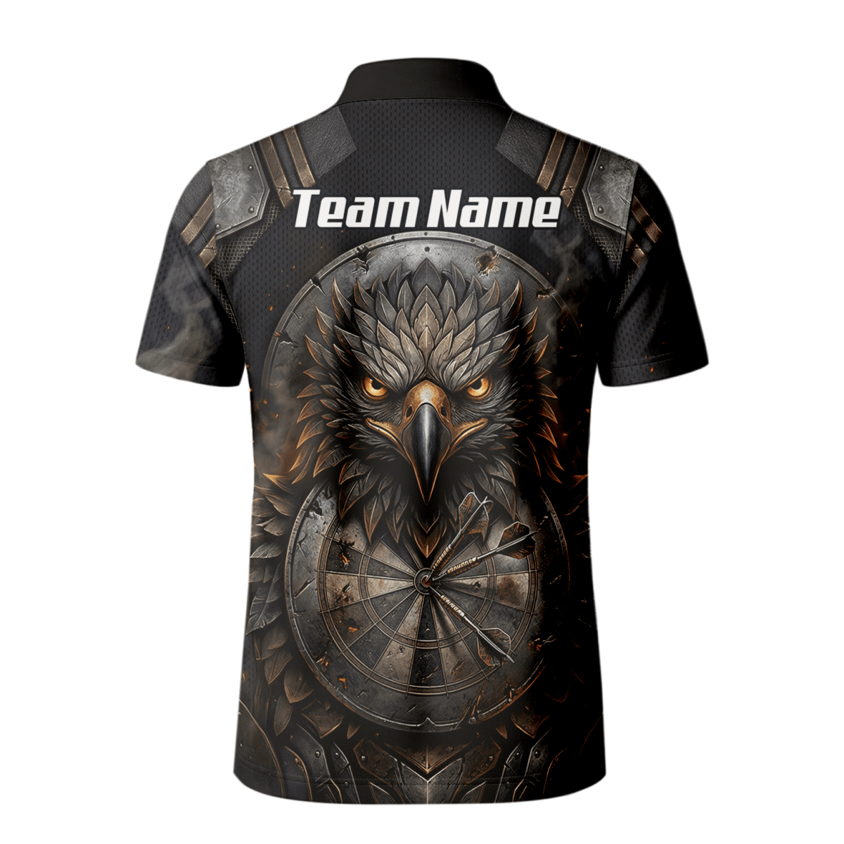 Dart Trikot Herren – Adler & Dartscheibe Motiv in Rüstungs - Optik G4208 - Outfitsuche