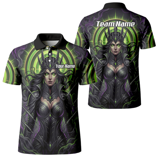 Dart Trikot Herren – Dark Queen Motiv Schwarz & Neongrün N8351 - Outfitsuche