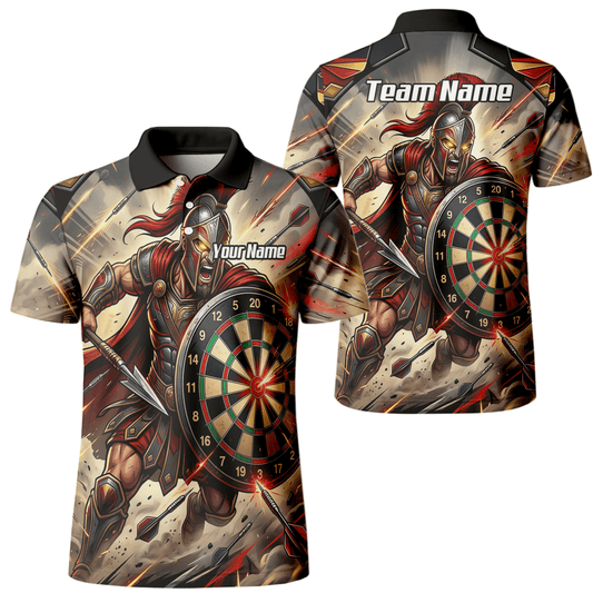 Dart Trikot Herren – Spartan Krieger Design mit Name personalisierbar G5179 - Outfitsuche