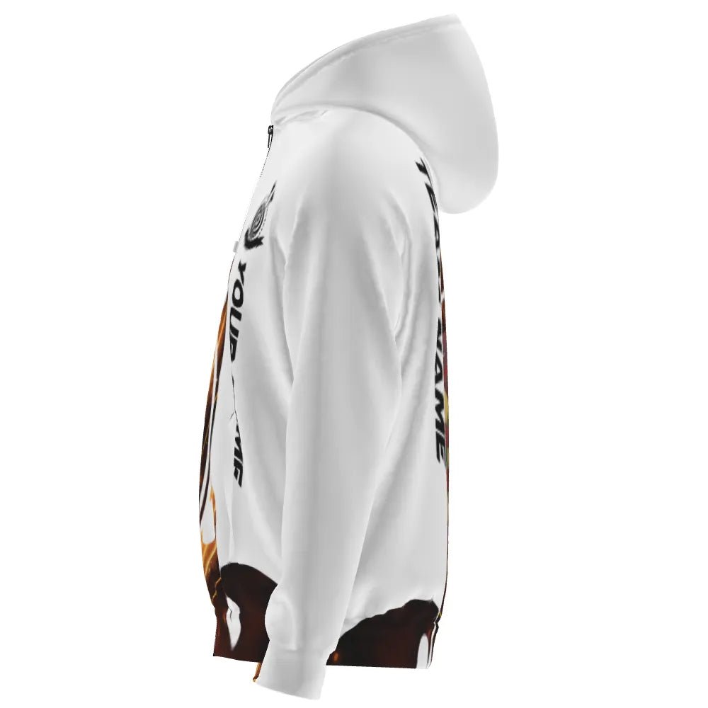 Dart Zipper Hoodie – Flammendes Design für leidenschaftliche Dartspieler L1348 - Outfitsuche