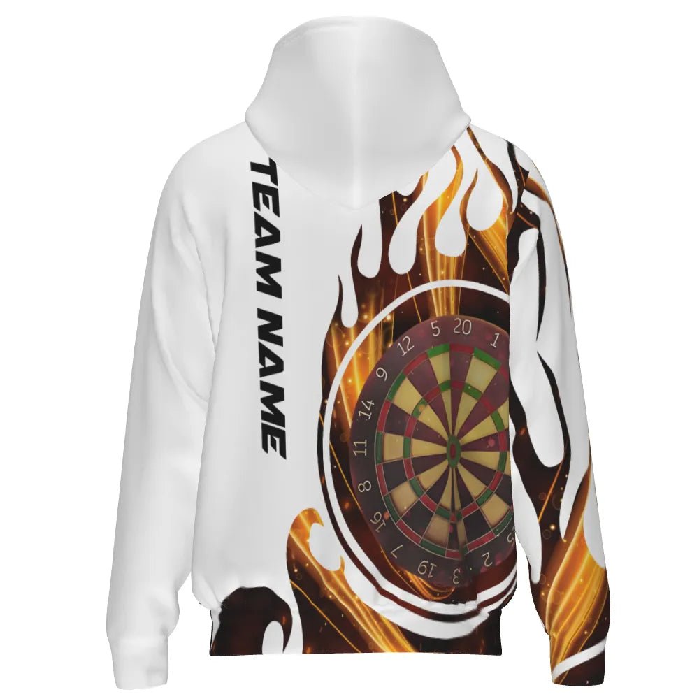 Dart Zipper Hoodie – Flammendes Design für leidenschaftliche Dartspieler L1348 - Outfitsuche