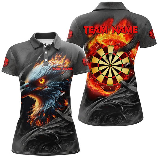 Darts Eagle Fire Flame Damen Teamshirts – Individuell Gestaltet T2101 - Outfitsuche