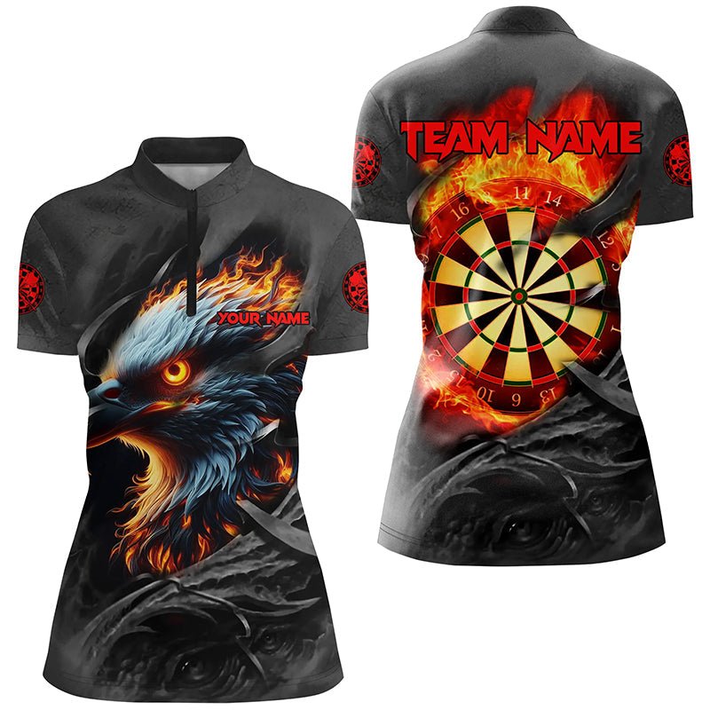 Darts Eagle Fire Flame Damen Teamshirts – Individuell Gestaltet T2101 - Outfitsuche