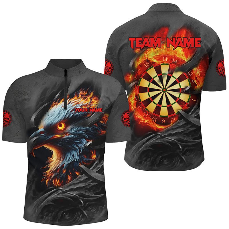 Darts Eagle Fire Flamme Herren T-Shirt T2101 - Outfitsuche