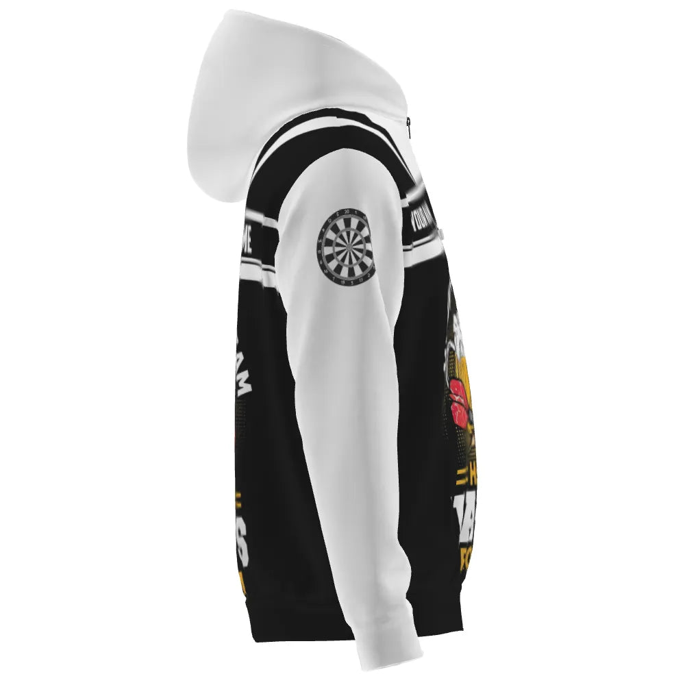 Darts Hoodie mit Reißverschluss für mein Trinkteam – Perfekt für den nächsten Spielabend! O902 - Outfitsuche