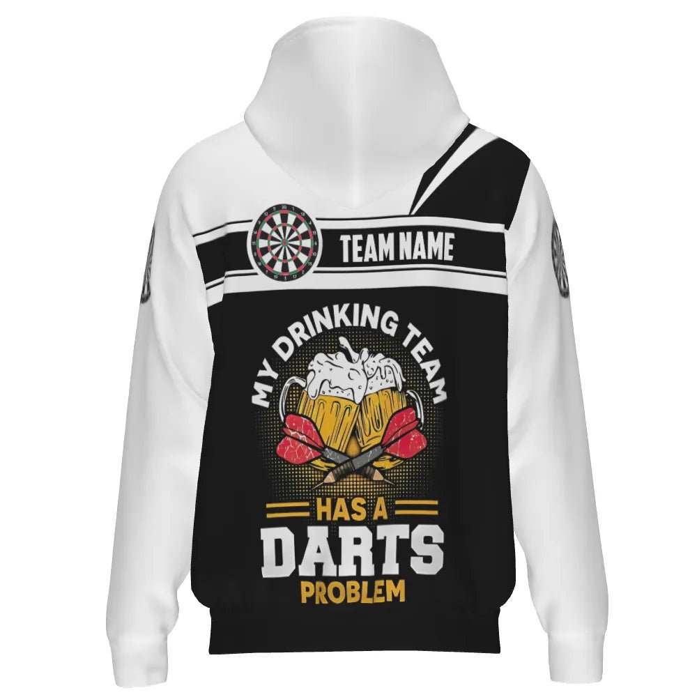 Darts Hoodie mit Reißverschluss für mein Trinkteam – Perfekt für den nächsten Spielabend! O902 - Outfitsuche