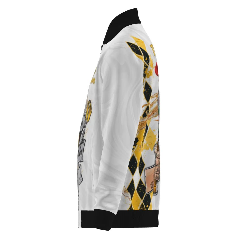 Darts - Jacke "Dartspielen und Biertrinken" mit schickem Argyle - Muster S49 - Outfitsuche