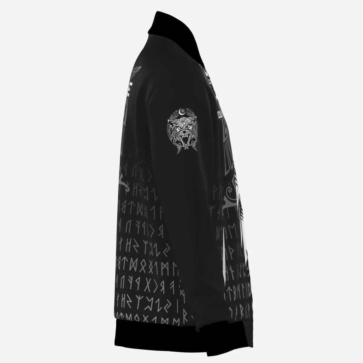 Darts Kapuzenjacke Wikinger Polo Odin Raben und Fenrir (Herren, Schwarz) Individuelle Darts Team Jacke VK8217 - Outfitsuche