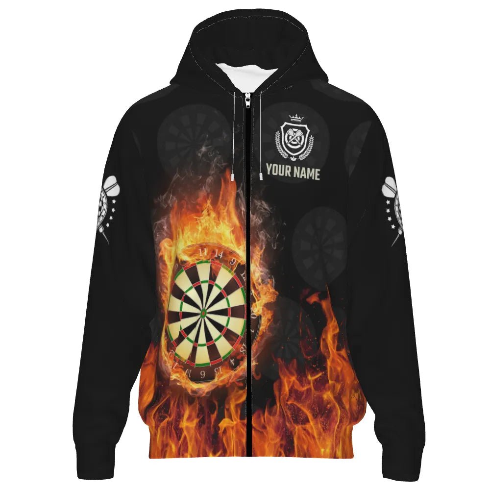 Darts Kapuzenpullover mit feurigem patriotischem Design O237 - Outfitsuche