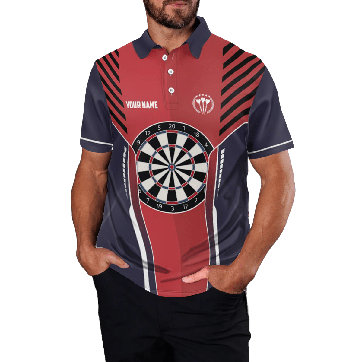 Darts Polo Shirt für Herren, navy, sportlich & cool X336 - Outfitsuche