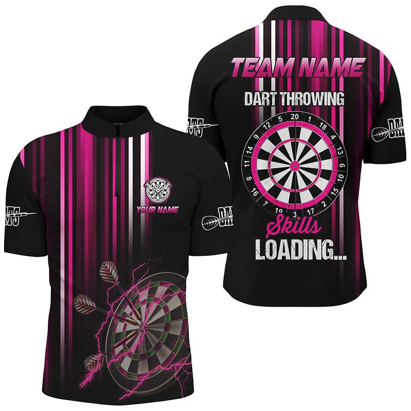 Darts Skills Pink T-Shirt für Herren T2278 - Outfitsuche