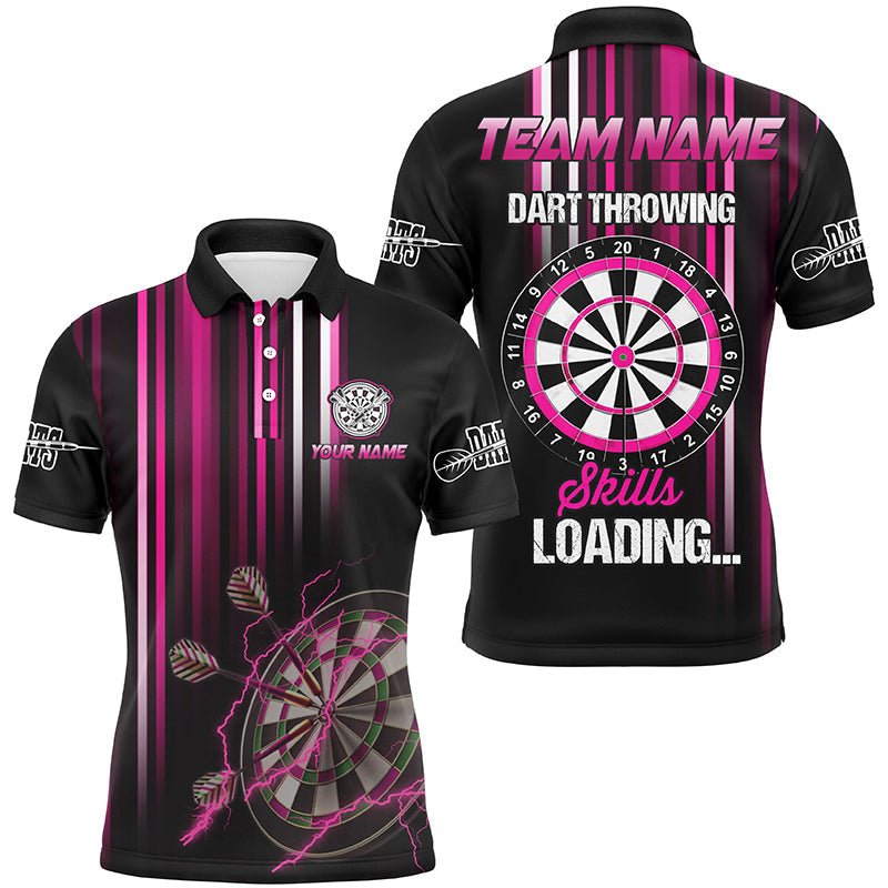 Darts Skills Pink T-Shirt für Herren T2278 - Outfitsuche