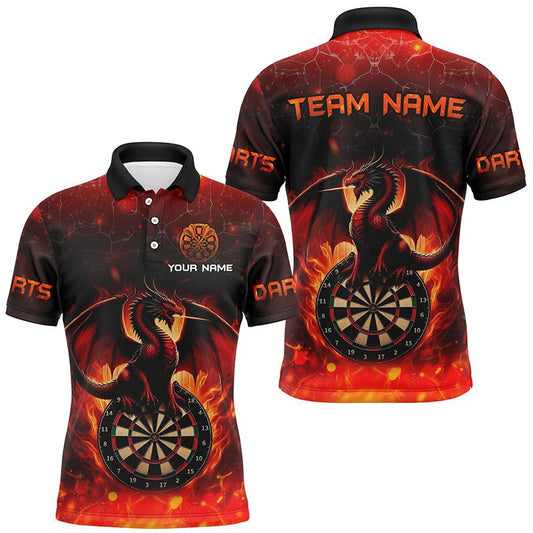 Darts - Trikot für Herren - Rotes Flammen - Design T2210 - Outfitsuche