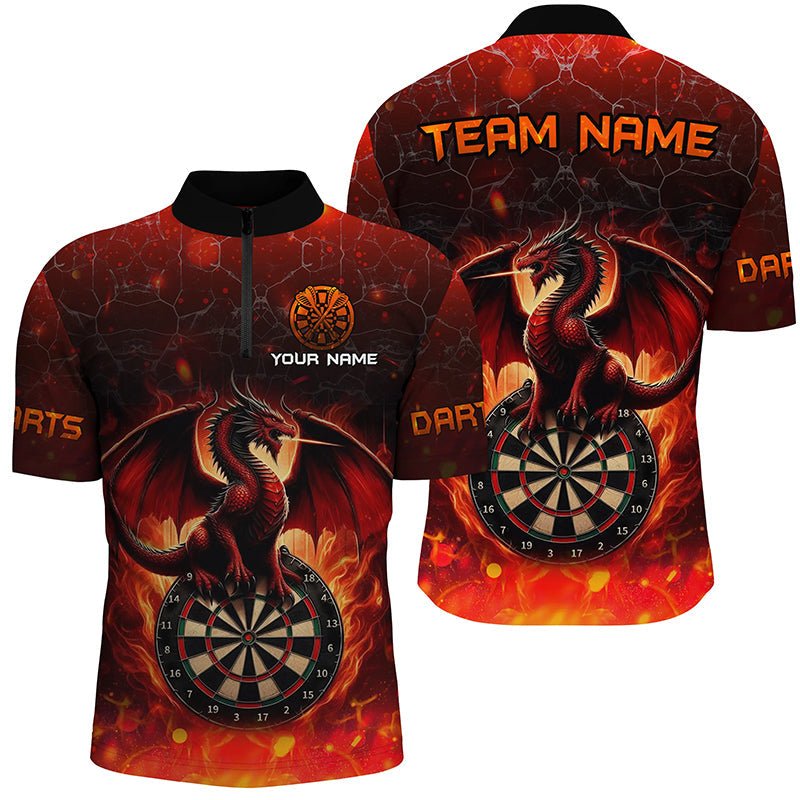 Darts - Trikot für Herren - Rotes Flammen - Design T2210 - Outfitsuche